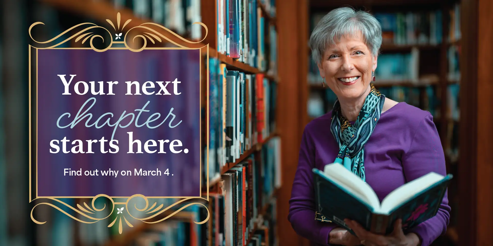 Your next chapter starts here.