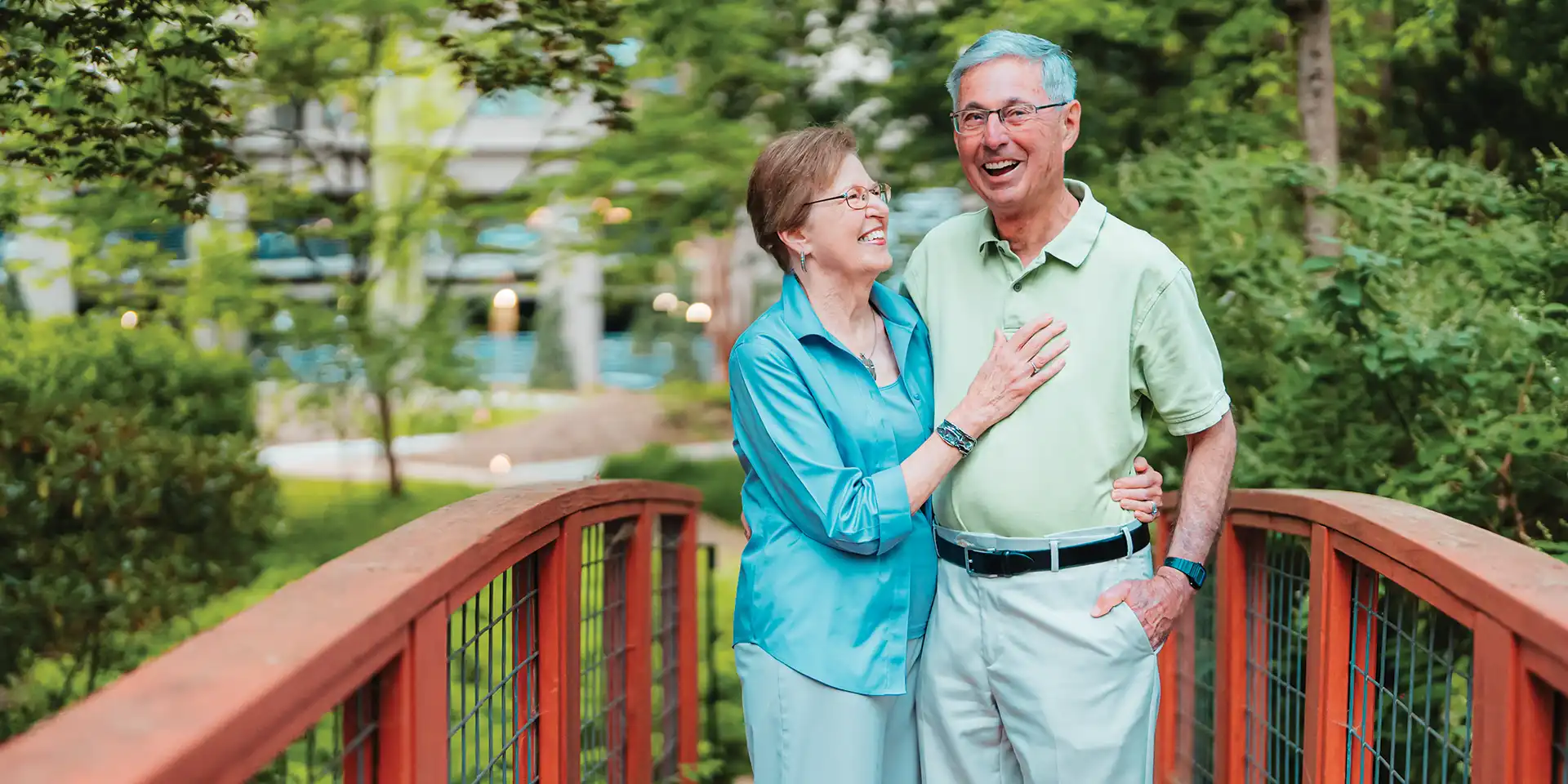 Canterbury residents enjoying time in the gardens