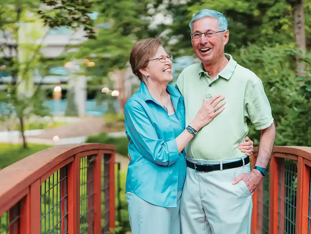 Canterbury residents enjoying time in the garden