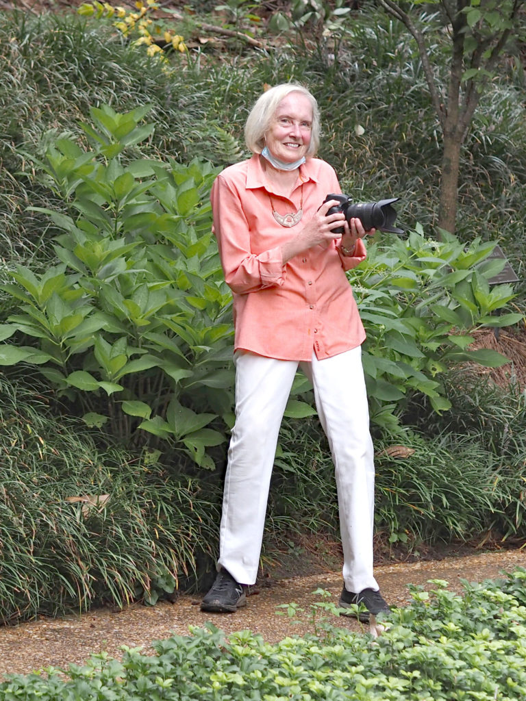 Jean Ellen Jones with her camera